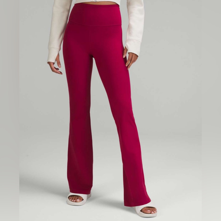 Nwt Lululemon Size 10 Groove Super-High Rise Flared Pant Nulu, Extremerare Color